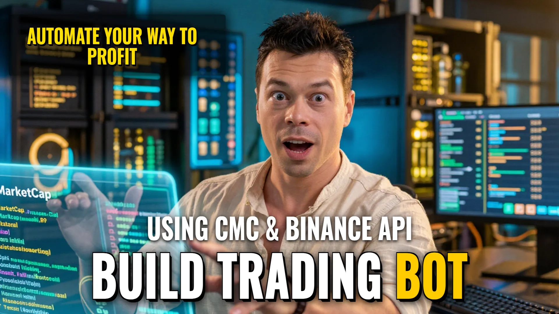 Dev: Build Trading Bot/Access Web3 Infrastructure using CMC API / Binance Web3 API