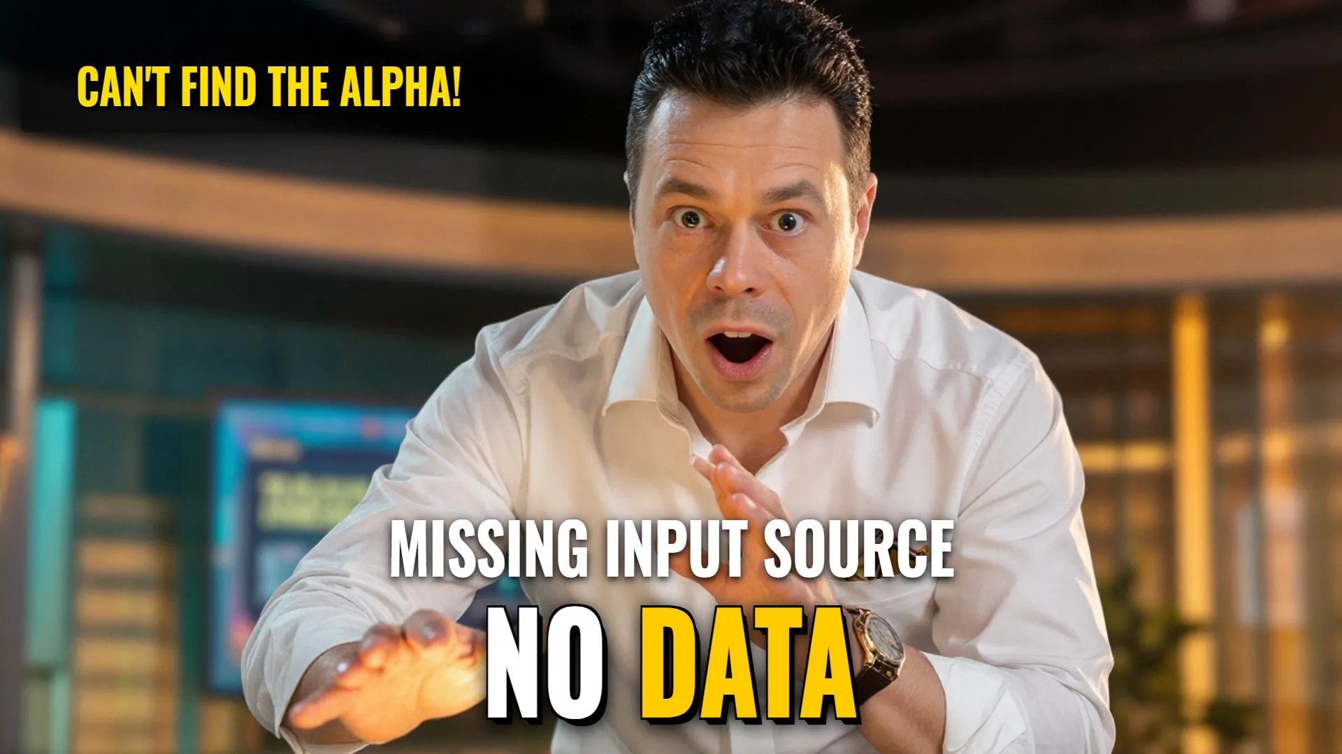 Missing Input Data - Please provide source content