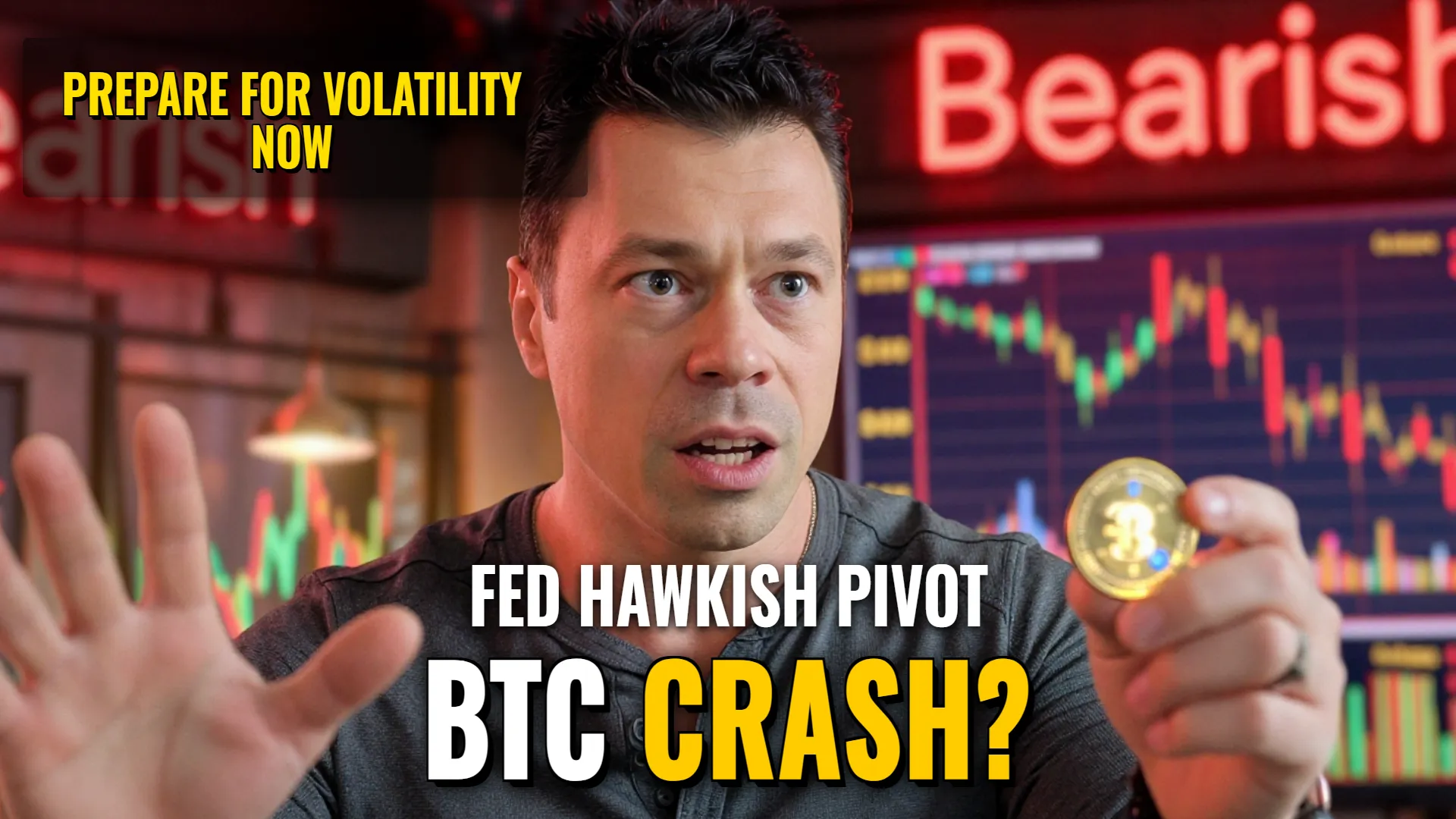 Market Analysis: Bitcoin Bearish Correction / Hawkist Fed Policy