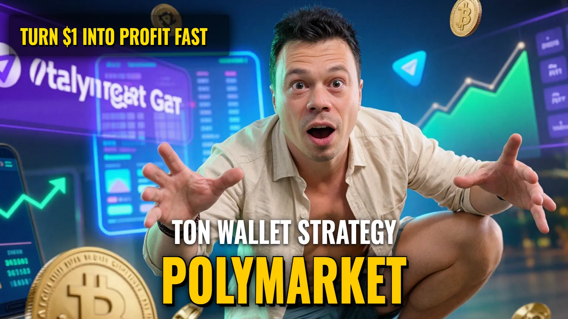 Earning Guide: Polymarket Prediction Challenge via TON