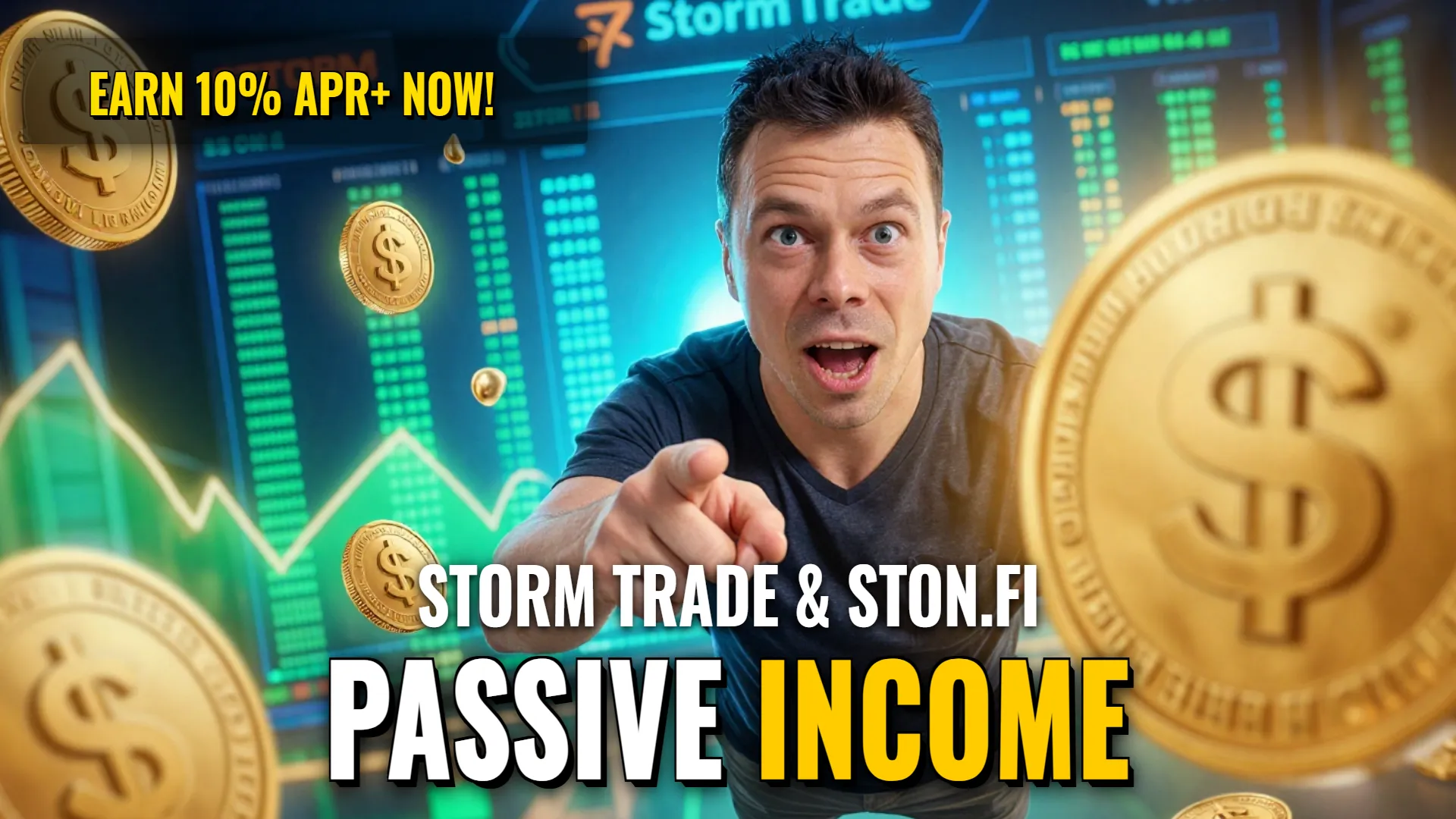 Earning Guide: Storm Trade Staking & STON.fi Yield Farming
