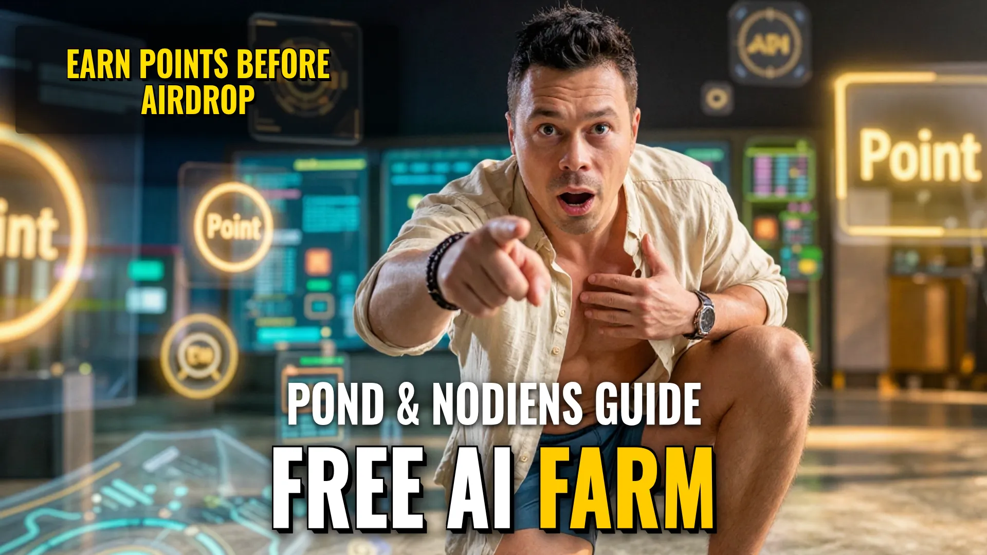 Pond & Nodiens — AI/Data Points Farming Guide