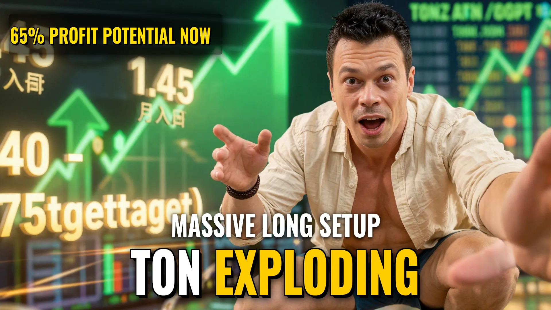 Setup: TON Long - Potential 65% Move
